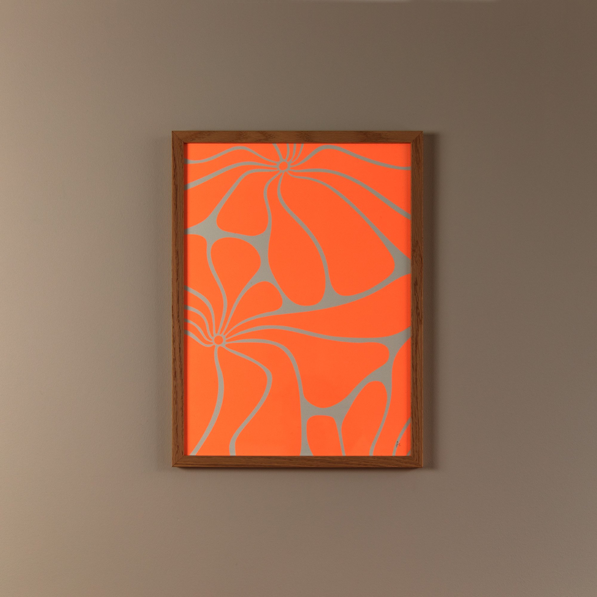 One flower in peach — Floc Shop
